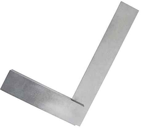 Dunnet Tools Engineers Square 4 / 100mm Durable Right Angle Metal Set Square Carpentry Tool Machinist Square Metalwork Precision Hobby Heavy Duty Engineer Equipment Large Carpentry Tools