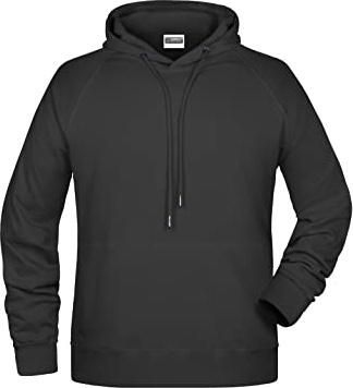 James & Nicholson Herren Kapuzensweat - Hochwertiger Kapuzensweat aus Bio-Baumwolle