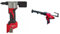 Milwaukee Nietzange Kompakt 12 Volt - ohne Akku M12 BPRT-0 Rot und Schwarz & Akku-Kartuschenpresse M12PCG/310-0 12 V - XXX, 1 Stück, 4933441783