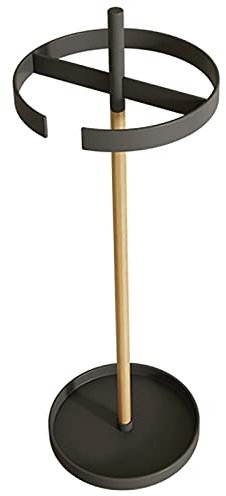 MINUSE Regenschirmständer, Freistehender Regenschirmhalter für Gehstöcke im Eingangsbereich mit Auffangschale, Platzsparender Organizer, Heimbüro-Dekoration, 74x26x26cm