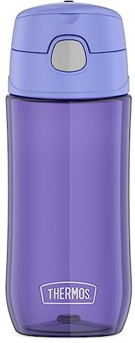 Thermos FUNTAINER - Hidratación de plástico de 16 onzas, lavanda