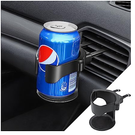 CGEAMDY Porte Gobelet Voiture, Porte-Gobelet De Voiture Réglable, Porte-Gobelets Réglables Pour Auto Pour Grille Daération De Voiture, Support De Bouteille Convient Au Diamètre 8 CM pour Thermos, Café