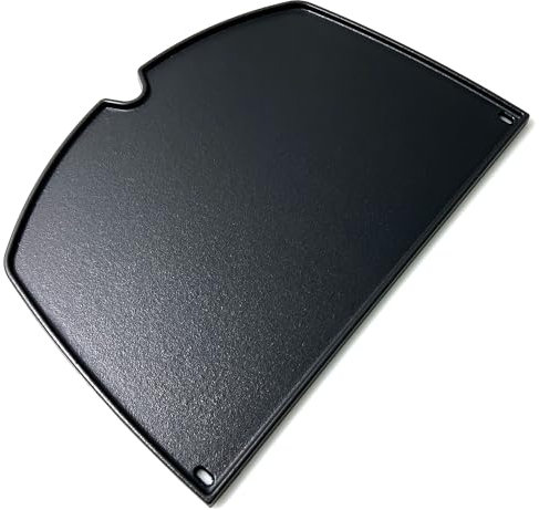 Direct Store DC138 6506 Gusseisen Grillplatte für Weber Q300 Q320 Q3000 Q3100 Q3200 Series Gasgrills Ersatzteil für 57060001 586002 426001 56010049 404341, 1 Stück Schwarz