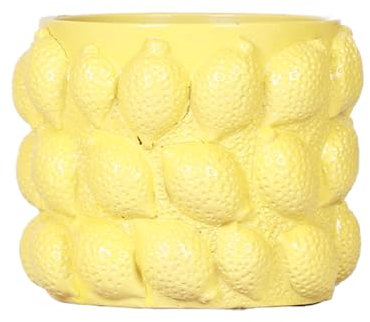 Übertopf Freche Früchte - Gelb - Zitrone - passend für 12cm Pflanztöpfe