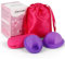 Mineup 2PCS Coppette Mestruali, Coppetta Mestruale Riutilizzabile, Coppette Mestruali a Prova di Perdite, per lo Sport e il Nuoto Alternativa Agli Assorbenti Morbidi e all'OB (Viola, S+L)