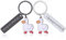 2 Stück Süßes Paar Enten Schlüsselanhänger, Kreatives Geschenk für Paare, Niedliche Schlüsselband für Schlüssel, Handy oder Tasche, Geschenkidee für Verliebte, Valentinstag, Hochzeit oder Jahrestag