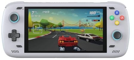 AYN Odin 2 Max Android handheld gaming with high performance Snapdragon 8 Gen 2 Octa-core CPU, Adreno 740 GPU, 16GB RAM, 512GB storage, 6 1080p screen, Wi-Fi 7, Android 13, HDMI.