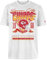KANSAS CITY CHIEFS New Era Cap NFL Oversized T-Shirt Screent Print Distressed Team Graphic White Unisex