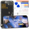 Ersatzbildschirm für iPhone 14 Pro Max, LCD-Ersatzbildschirm, 14 Pro Max, Digitizer-Display, Touch-Sensor, Montagezubehör-Kits A2894, A2651, A2893, A2895 (Incell, Schwarz)