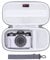 XANAD 4K Digital Camera Case for Sony Alpha 6100,6000,6700,6600,6400,RX100 VII or Sony Alpha ZV-1,ZV-1F,ZV-E10,ZV-E10 II 4K Vlogging Camera, with Shoulder Strap(Gray)