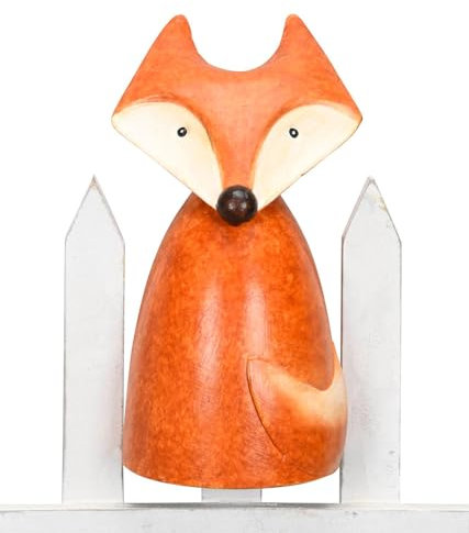 NETPROSHOP Zaunfigur Fuchs Zaunhocker aus Metall Höhe ca. 20 cm, Auswahl:Fuchs