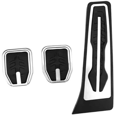 OMNHGD Langlebiges Ersatzzubehör Auto-Pedalabdeckung Für Fußstütze Und Bremse, Gaspedal Für B&MW 3er G20 G21 20-23 LHD-Pedalauflagemattenabdeckung(Style 4)