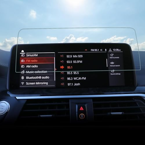 SHAOHAO Protector de pantalla de navegación para BMW X3 G01 2018-2021 /X4 G02 2019-2021 GPS transparente, resistente a los arañazos 9H antihuellas protector de pantalla de vidrio templado templado