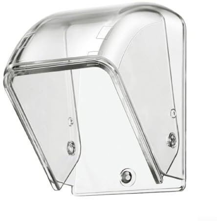 Niceminiwall Scatola di controllo accessi impermeabile senza fili Campanello Copertura antipioggia in plastica Campanello Copertura impermeabile trasparente (1 pz)