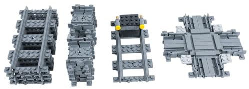 Lego® City Eisenbahn Schienen Set – Kreative Streckengestaltung mit Schienen, Kreuzung & Prellbock | Perfekt für grenzenlosen Zugspaß!