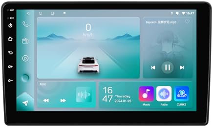 Ossuret - Radio para Opel Zafira B/Astra H (2005-2014), 9 pulgadas Android 14 pantalla táctil 2+64 GB navegación GPS con Carplay Android Auto WiFi Bluetooth USB Control del volante