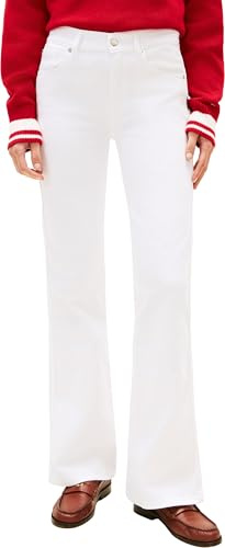 Tommy Hilfiger Damen Andere Jeans DNM White Flare Rw Ww0ww49655