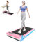HomeFitnessCode Walking Pad für Zuhause mit Neigung - Laufband Laufpad Steigung Walkpad Untertisch Elektrisch 1-8 KMH Walking Band, Rosa