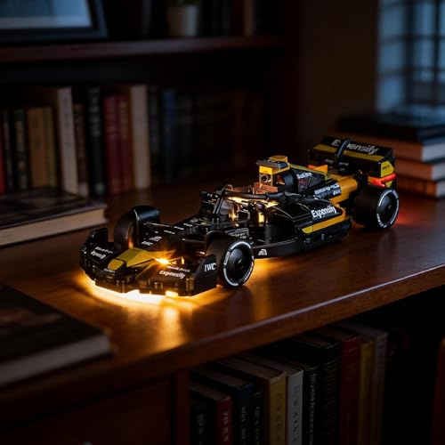 YEABRICKS LED Light for Lego-77252 Speed Champions APXGP Team Race Car from F1 The Movie Building Blocks Model (Building Set NOT Included)