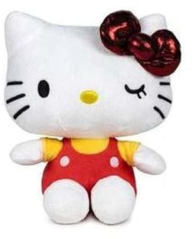 Hello Kitty Stofftier - 25 cm Kuscheltier Jubiläum Glitzer Plüschtier