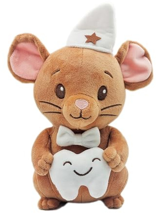 Pandiui23 Plüschtier für Kinder – Weiche Puppe der kleinen Maus, ideal für Milchzähne und Geschenk für Kinder