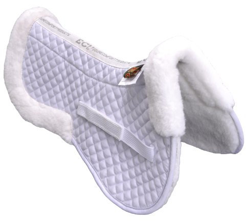 ECP Eurotech Deluxe Sattelpolster, Weiß