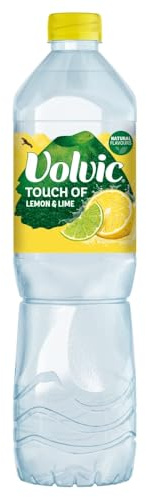 Volvic Touch of Fruit Lemon & Lime Flavoured Water, 1.5 Litre