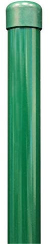 Alberts 617721 Poste para Fix-Clip pro, para fijar con tacos de impacto, galvanizado, plastificado verde, longitud 965 mm, Ø pinza 34 mm