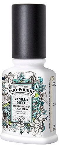 Poo-Pourri Before-You-Go Toilet Spray, Vanilla Mint, 2 Fl Oz - Vanilla, Mint and Citrus