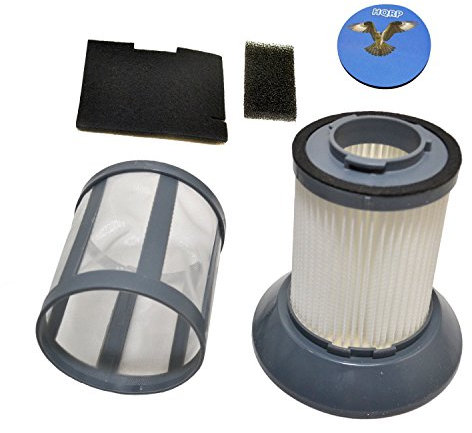 HQRP Filterzubehörpaket für Bissell 6489/64892 Zing Bagless Schlitten Staubsauger + HQRP Untersetzer