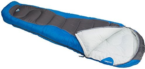 Abbey Mumienschlafsack, Blau/Anthrazit/Hellgrau, 220 x 80 x 5 cm
