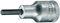 Gedore 6155440 19 3/8AF Schraubendrehereinsatz 1/2 Innen-6-kant 3/8, Zoll