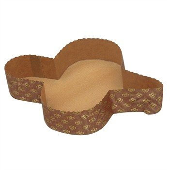 Decora Confezione Forme Colombe, Carta di Cellulosa, Marrone, 1000 g, 2 Pezzi