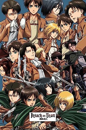GB eye, Attack on Titan, Collage, Maxi Poster, 61 x 91,5