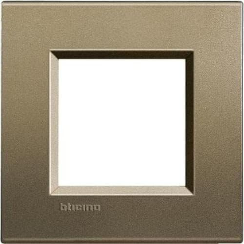 Legrand - Bticino livinglight - Placa 2 módulos square