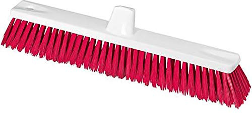 Nölle 18234522 Haccp-Größflächenbesen 45cm/0, 25mm in rot
