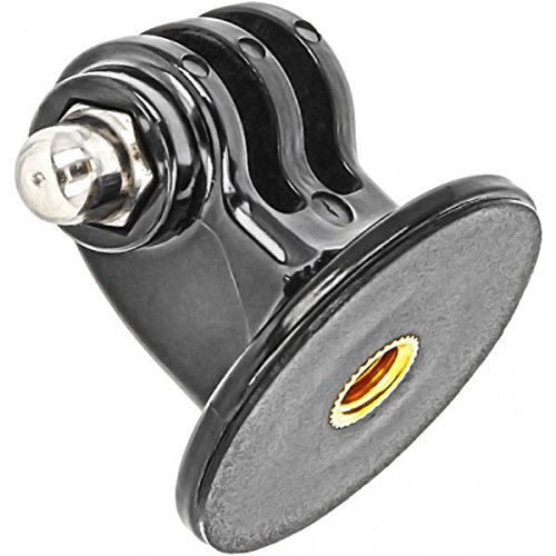 Stativ-Adapter mit 1/4 Zoll Gewinde kompatibel für GoPro Hero 1, 2 3, 3+ und 4 - ohne Schraube