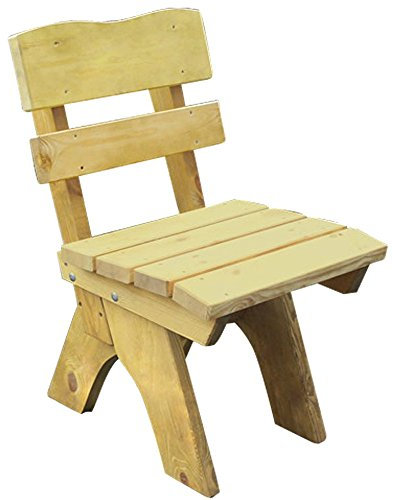 Gartenstuhl Freital Holz Kiefer Massiv hellbraun imprägniert