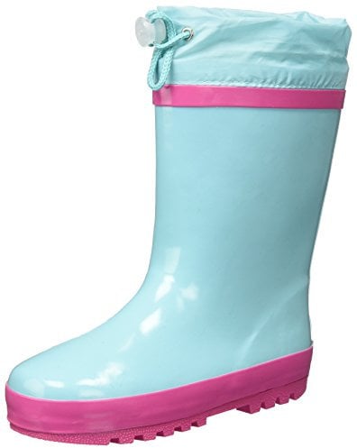 Playshoes Unisex-Kinder Türkis (türkis), 26/27 EU Basic Gefüttert mit Reflektoren