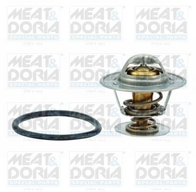 MEAT & DORIA 92353 Thermostat Kühlmittel Kühlwasserthermostat 87°C Kompatibel mit VW Golf 3 1H1 03G121113A 044121113 1002788