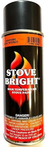 Stove Bright High Temp Spray Paint, New Bronze, Rust Resistant, 1200°F