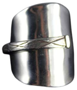 Ring 800 Silber Besteckschmuck Ring, ca. 52 (16,5)