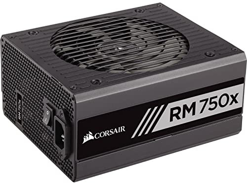 Corsair RM750x Alimentation PC (Modulaire Complet, 750 Watt, 80 PLUS Gold) Noir