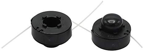 SECURA Bobine de fil 1,3mm (2x) compatible avec Wolf-Garten Campus 350 RT Débroussailleuse