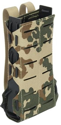 Zentauron Laser Cut Schnellzieh Magazintasche G36 Tactical Gear Hybridlösung aus Cordura und Kydex MOLLE PALS kompatibel Magazintasche für Soldaten Outdoor Airsoft robuste Qualität Made in Germany