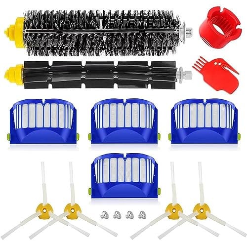 Kit di Ricambi Sostituzione per iRobot Roomba 600 Serie 600 605 606 610 614 616 620 621 625 630 635 640 645 650 655 660 665 670 671 680 690, 16 pezzi