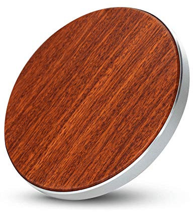 KabellosLaden® - Wireless Charger iPhone 14/13/12/12mini/11/11 Pro/11 Pro Max/XR/XS/X/8/8+ - Qi Ladestation iPhone aus Holz - Induktive Ladestation iPhone - kabelloses Ladegerät - Induktionsladegerät