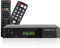 DIPROGRESS decoder DVB-T2 Hevc 10 bit DPT207HD con due telecomandi 2 in 1, nero