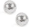Layhou 2 Stück Magnetische Akupressurkugeln Igelball Massageball Magnetic Spiked Massage Ball - Mittel 47mm Durchmesser - Akupressur Massagegerät (Silber（47mm）)
