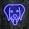 SXLONG Neon Sign Leuchtschilder, Niedlicher Hund 12 Zoll Neonlichtschild LED-Wand-Leuchtreklame, Acryl Wanddekoration Neonschild für Schlafzimmer, Kinderzimmer, Wohnzimmer, Bar, Party, Weihnachten